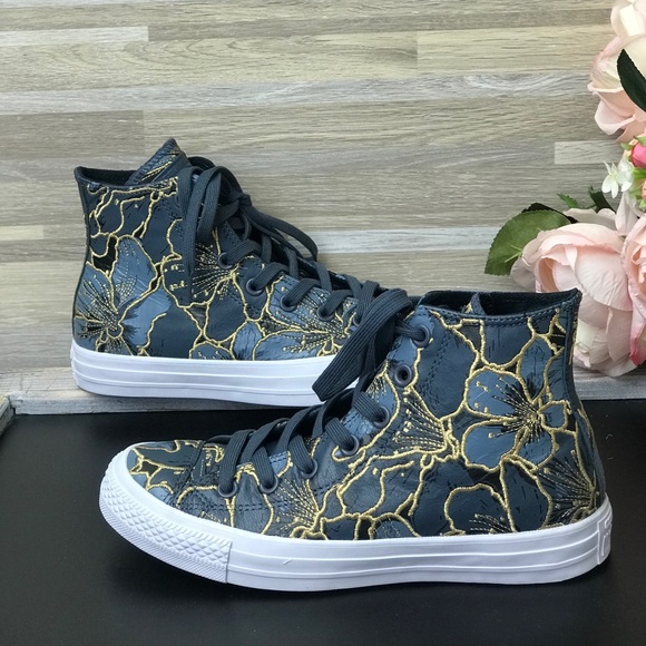 NWT Converse  Ctas || Black Sharkskin WMNS AUTHENT - Picture 2 of 8